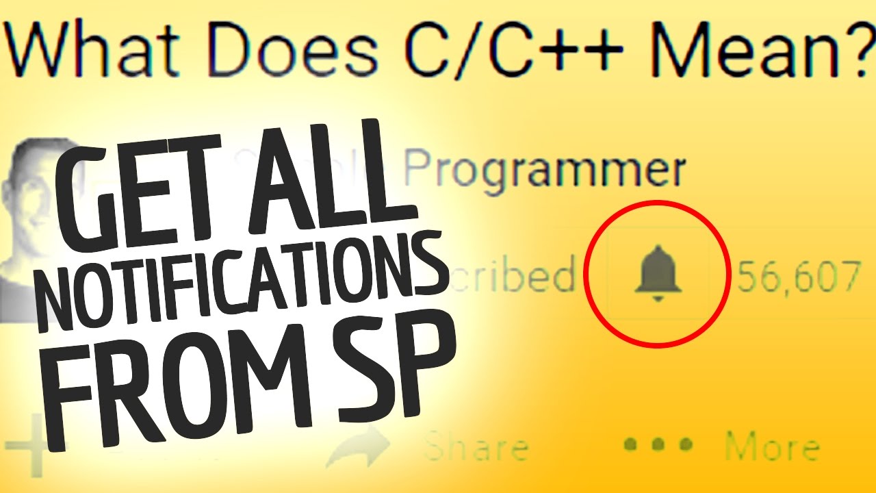 New Feature: Get All Notifications From Simple Programmer YT Channel