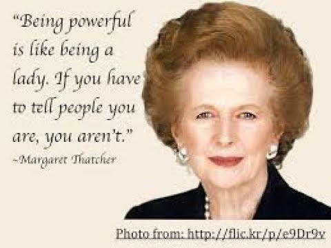 Clarey Test on Margaret Thatcher