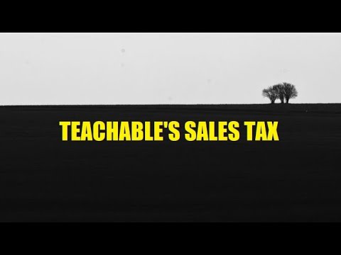 Minimalism Course - Teachable Sales Tax Issue