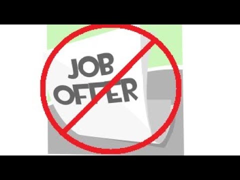 Don't Mess Up Your Job Offer