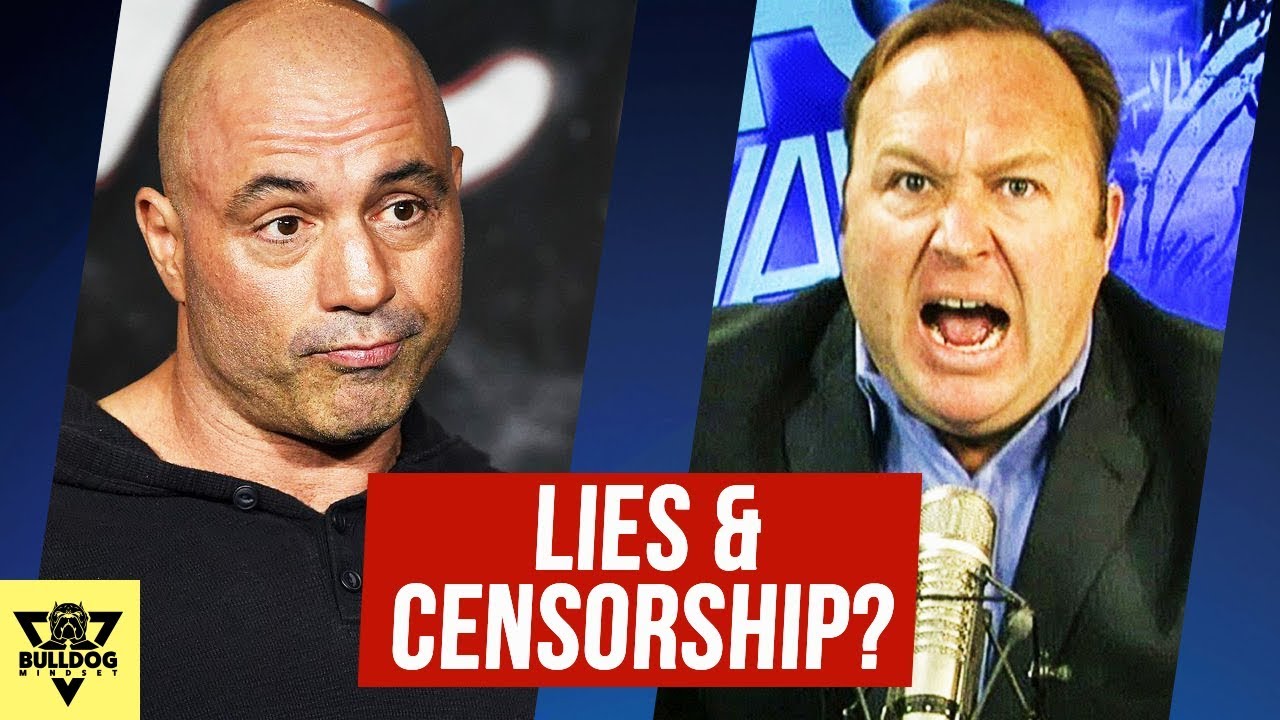 Alex Jones On Joe Rogan Podcast - A Compulsive Liar And Censorship