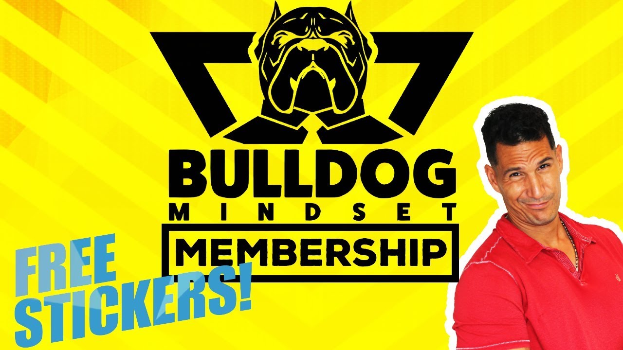 Bulldog Mindset Membership Is LIVE (Free Stickers Giveaway)