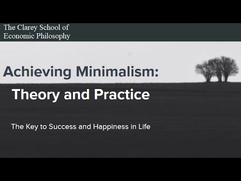 Last Day to Enroll for the Minimalism Seminar