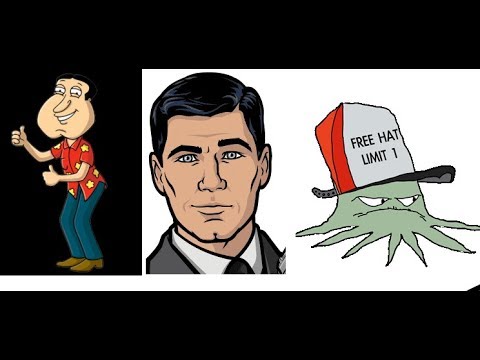 The Clarey Test on Sterling Archer, Glenn Quagmire, Early Cuyler