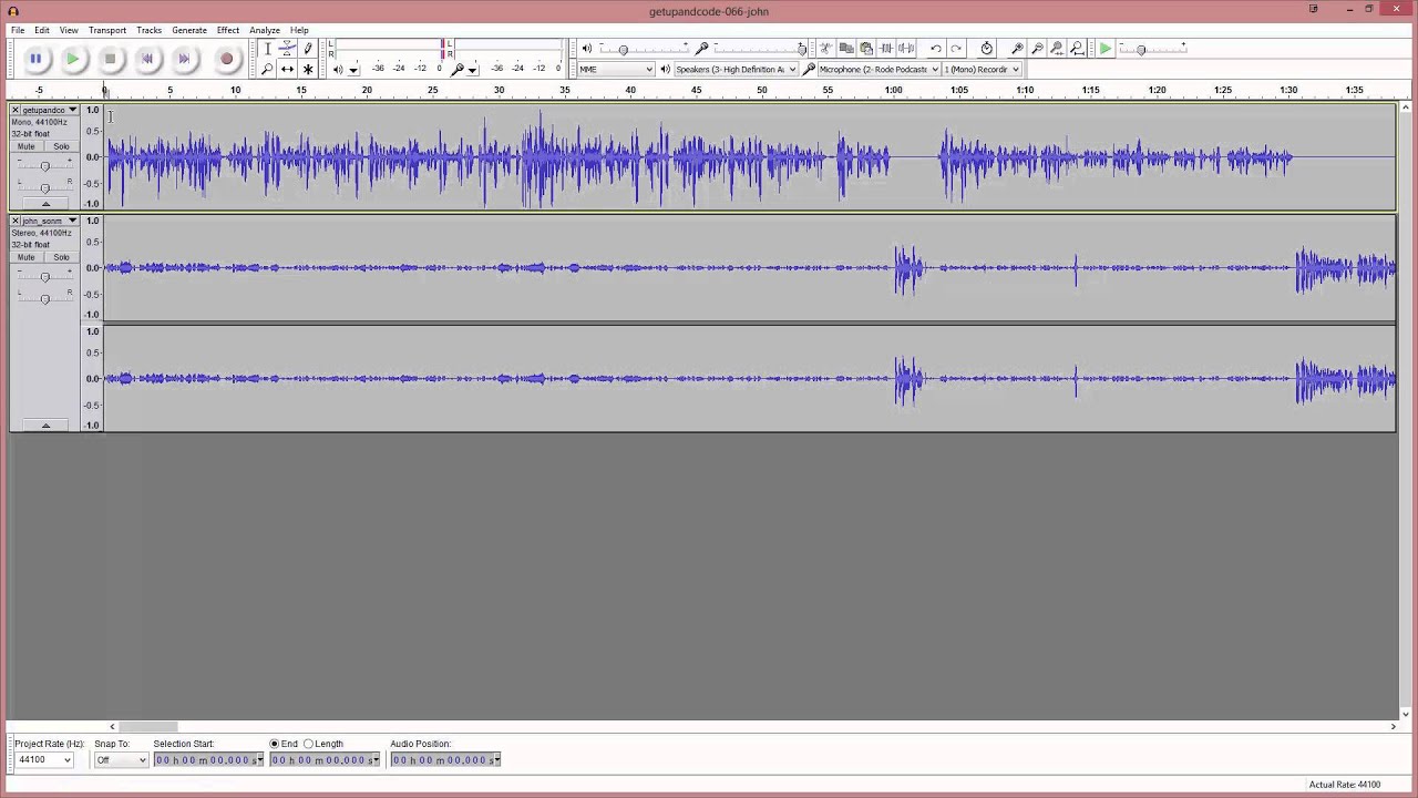 Podcast Echo and Noise Removal Using Audacity