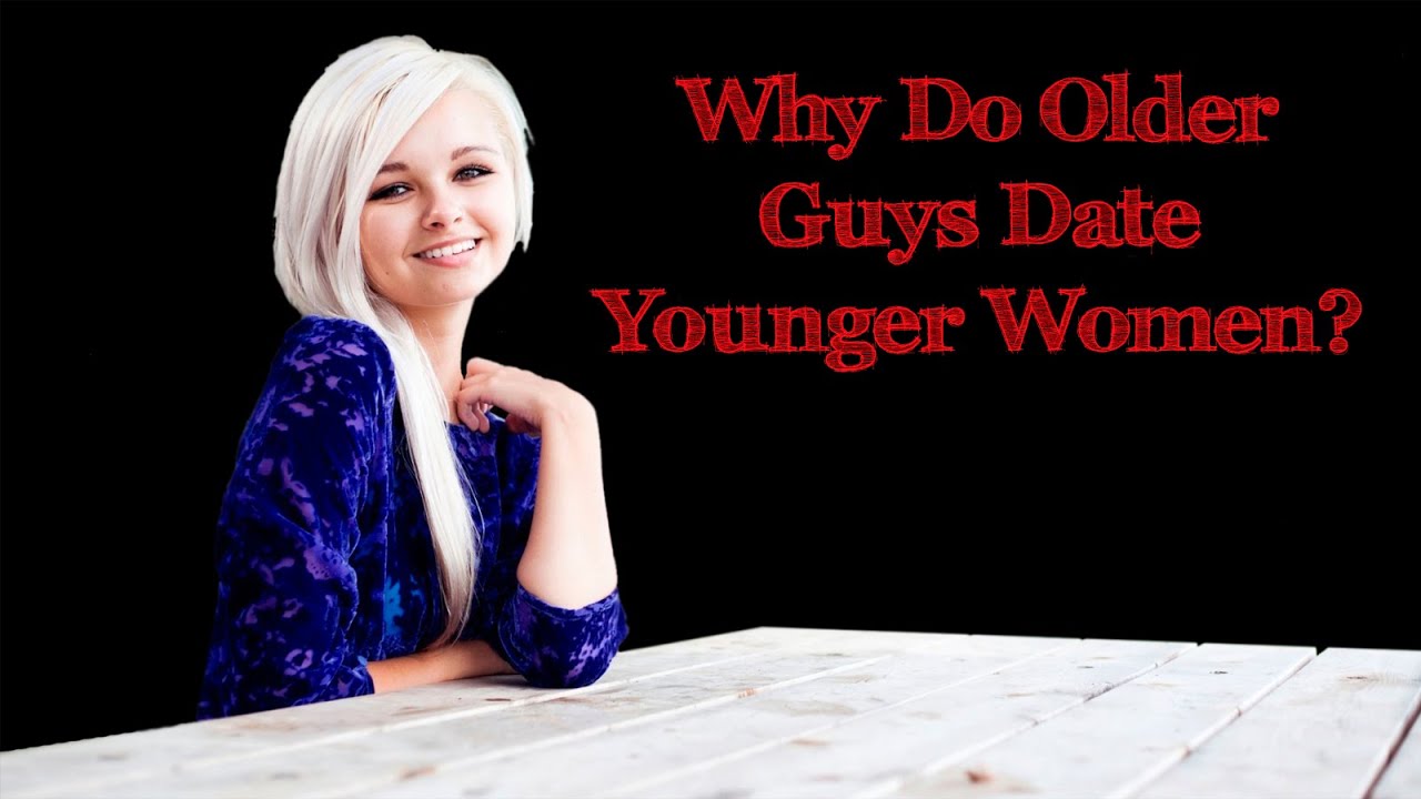 What does society think older men date younger women?