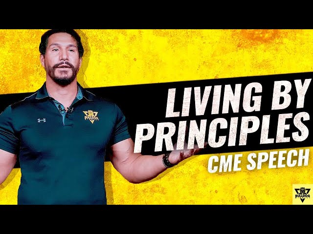 Living Your Life By Principles As A Man: John Sonmez @Bulldog Mindset (CME Speech)