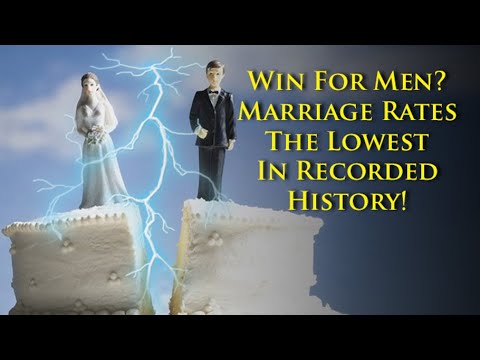 Loss for society, win for men? Men are saying NOPE to the institution of marriage at historic rates.