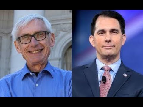 Clarey Test on Tony Evers and Scott Walker