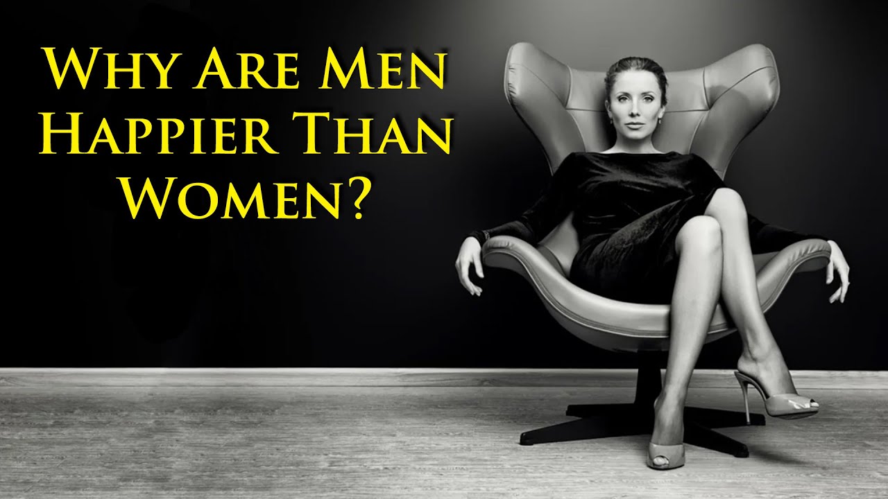 Men are happier than 40 years ago and women are increasingly less happy