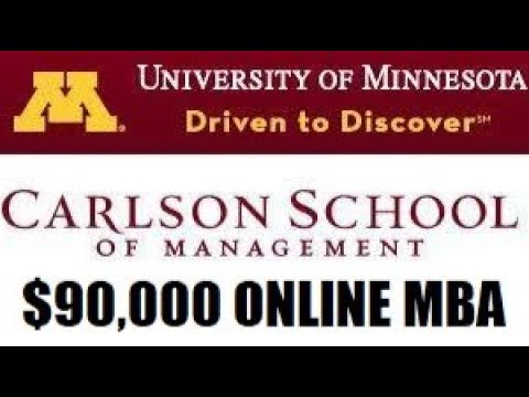 THE Carlson School of Management Online MBA - Tuition