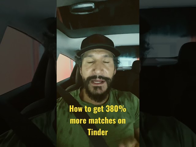 How to get 3x more matches on Tinder in 1 minute