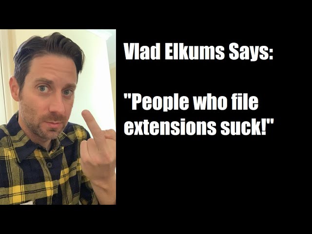 Accountants Corner, with VLAD ELKUMS!