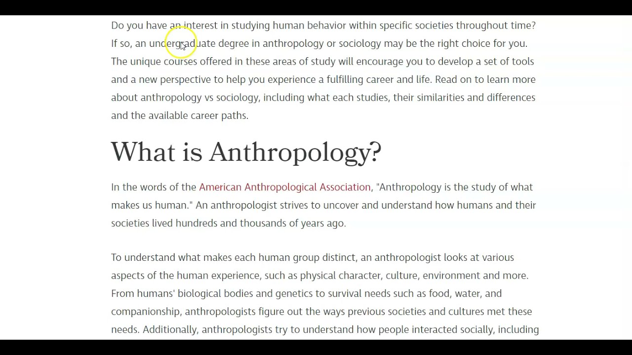 Is an Anthropology Major Worth It?